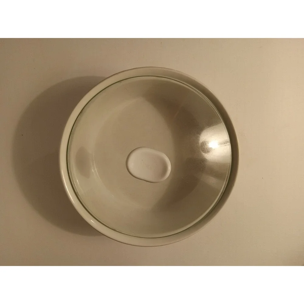 CorningWare French White 2.5 Liter Round Casserole Dish F-1-B with Lid White